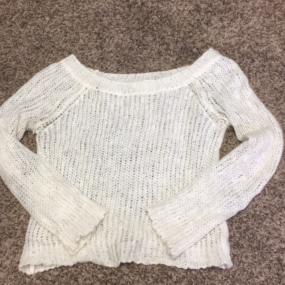 Off Shoulder Sweater